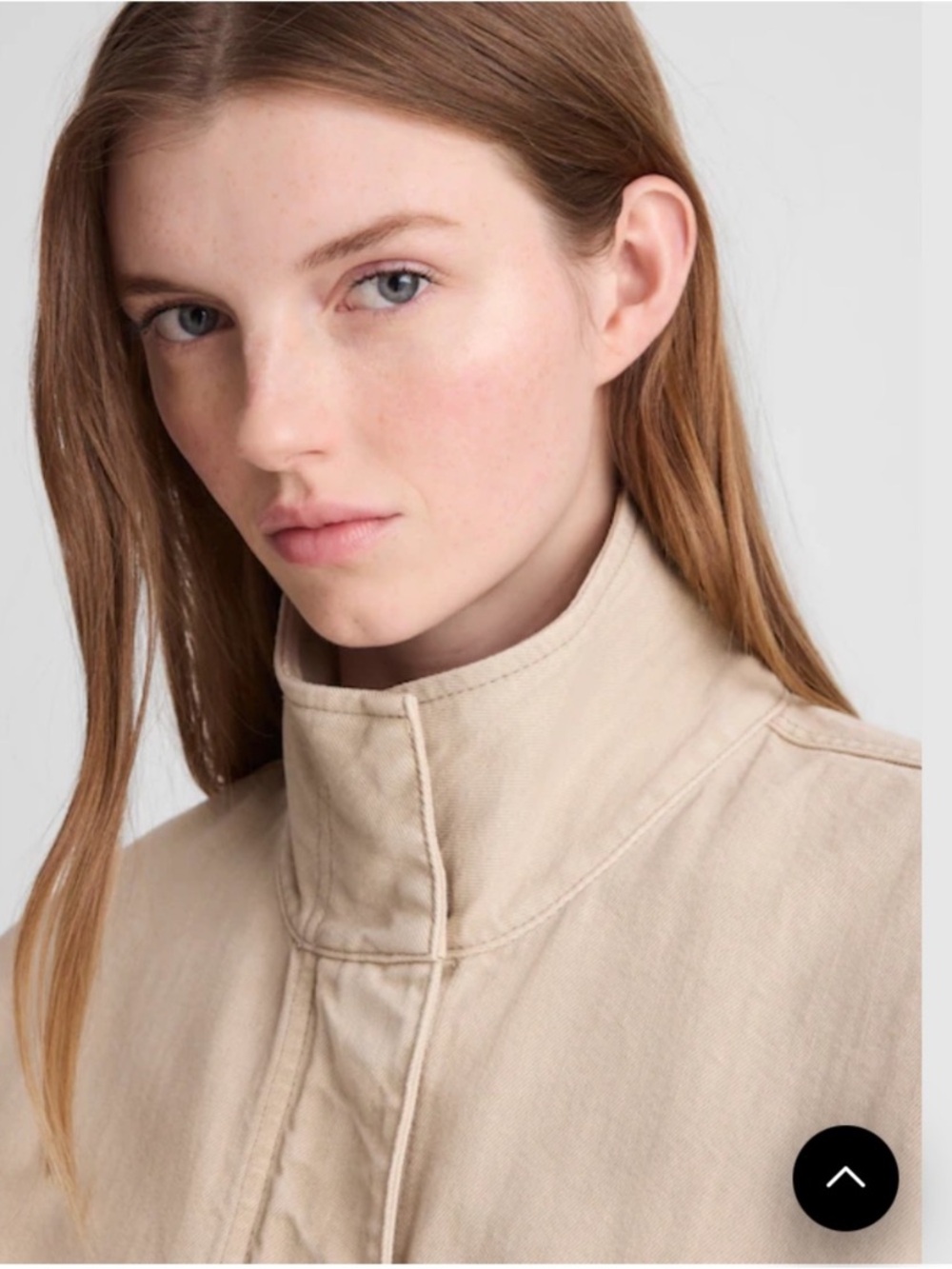 Madewell denim Cropped field Jacket in faded khaki - Picture 5 of 9